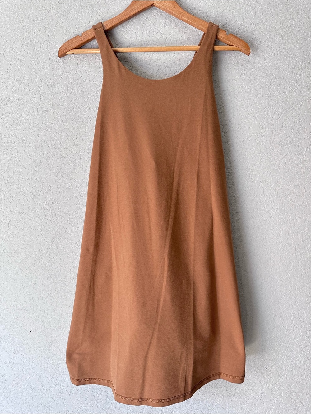 aerie Sleeveless Mini Dress in Caramel Brown